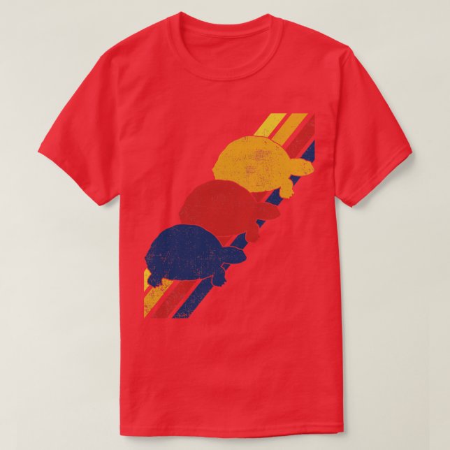Tortoise Turtle 1 T Shirt (Design framsida)