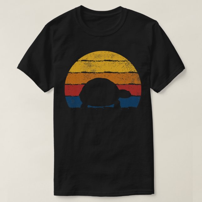 Tortoise Turtle Tortoise Älskare T Shirt (Design framsida)