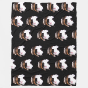Tortoisehell Guinea Grisar Large Fleece Blanket.
