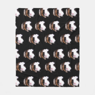 Tortoisehell Guinea Grisar Medium Fleece Blanket.