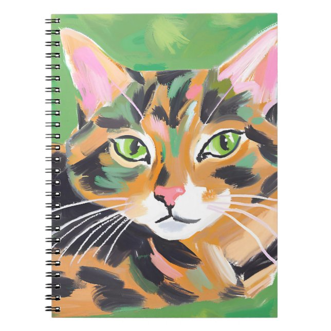 Tortoiseshell Cat Anteckningsbok (Framsidan)