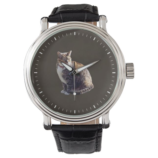 Tortoiseshell Cat Armbandsur (Framsida)