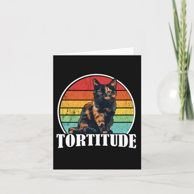 Tortoiseshell Cat Kort (Framsida)