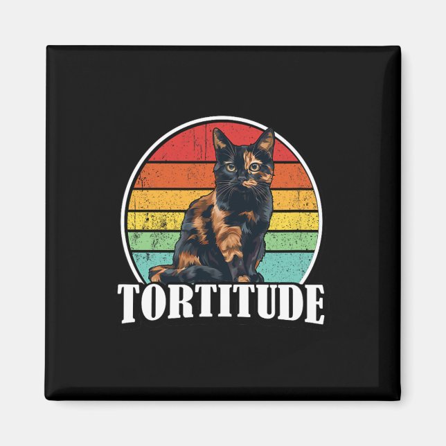 Tortoiseshell Cat Magnet (Framsidan)