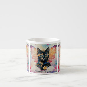 Tortoiseshell Fairy Kitten Specialty Mugg Espressomugg