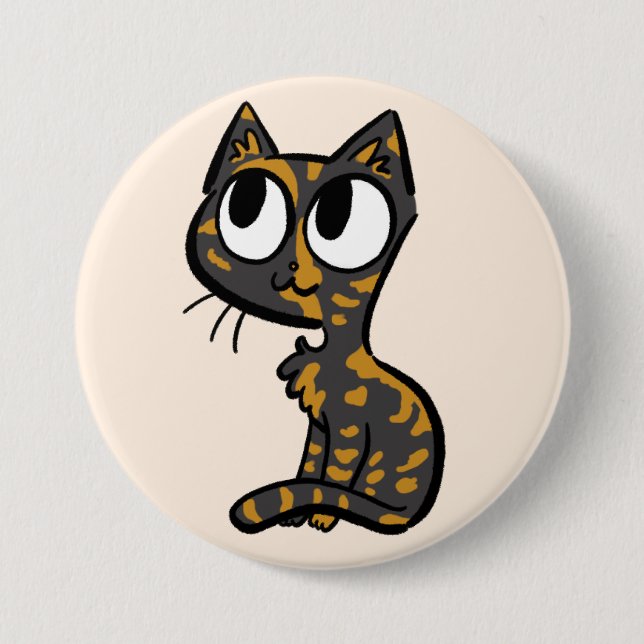 Tortoiseshell Kat-knapp Knapp (Framsida)