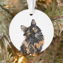 Tortoiseshell Kat Ornament