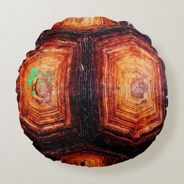 Tortoiseshell Rund Kudde (Framsidan)