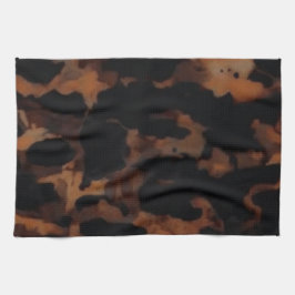 Tortoiseshell Seamless Mönster, Chic TortoiseShell Kökshandduk