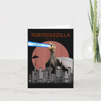 Tortoisezilla _ Rolig Sköldpadda Kort
