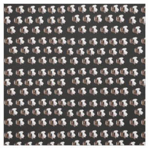 Tortoishell Guinea Grisar, bomullsmaterial Tyg