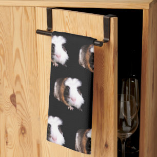 Tortoishell Guinea Grisar Mönster, Tea Towel Kökshandduk