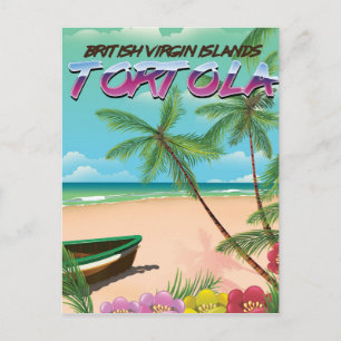Tortola British jungfruöarna reseaffär Vykort