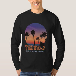 Tortola British Virgin Islands Sunset Beach T Shirt
