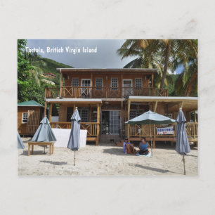 Tortola brittisk jungfrulig östrandvykort vykort