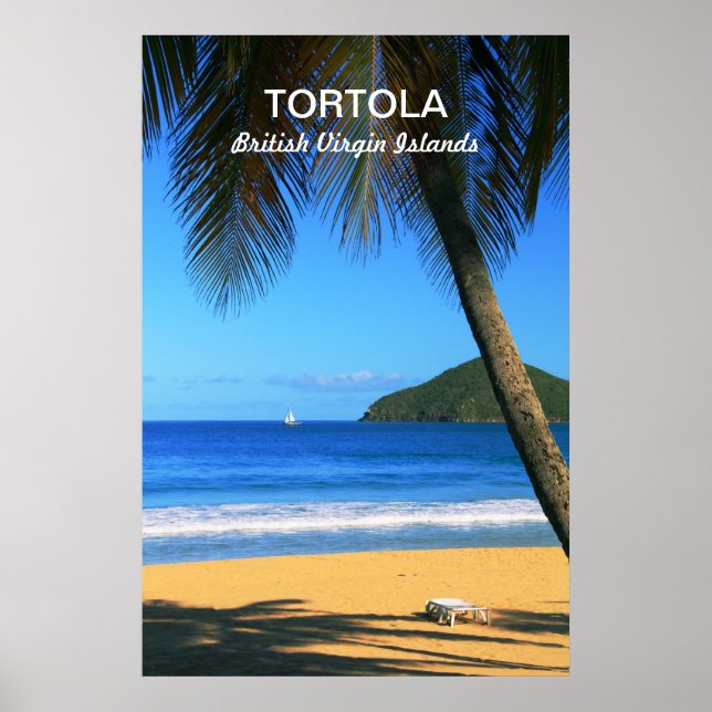 Tortola, Brittiska Jungfruöarna poster (Framsidan)