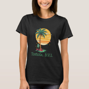 Tortola BVI B.V.I Brittiska Jungfruöarna Souvenir T Shirt
