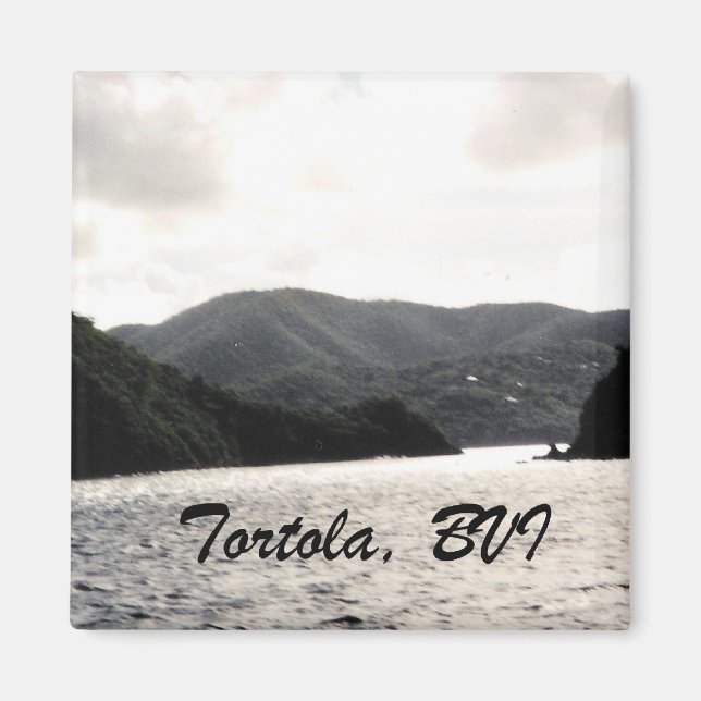 Tortola, BVI Magnet (Framsidan)