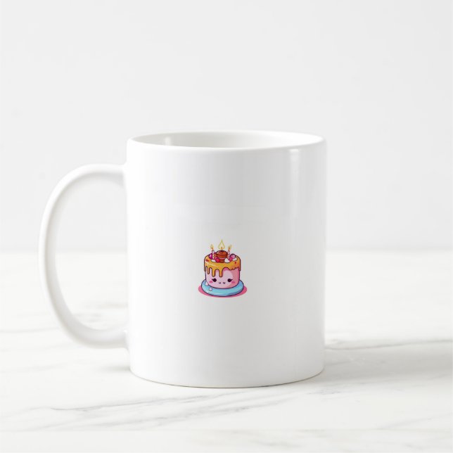 Torttema, tortdesign, söt tårta kaffemugg (Vänster)