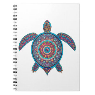 Tortuga Mandala — Calma Colorida Anteckningsbok