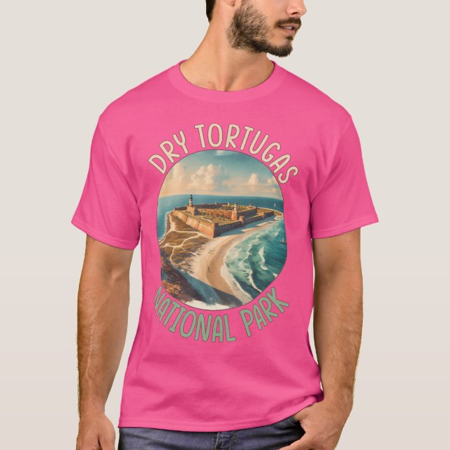 Tortugas nationalpark Florida Exdoor Scuba D T Shirt (Framsida)