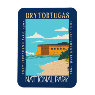 Tortugas nationalpark Florida Fort Jefferson Magnet