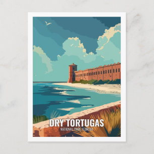 Tortugas nationalpark Florida USA Vykort