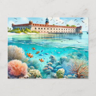 Tortugas nationalpark Fort Vykort