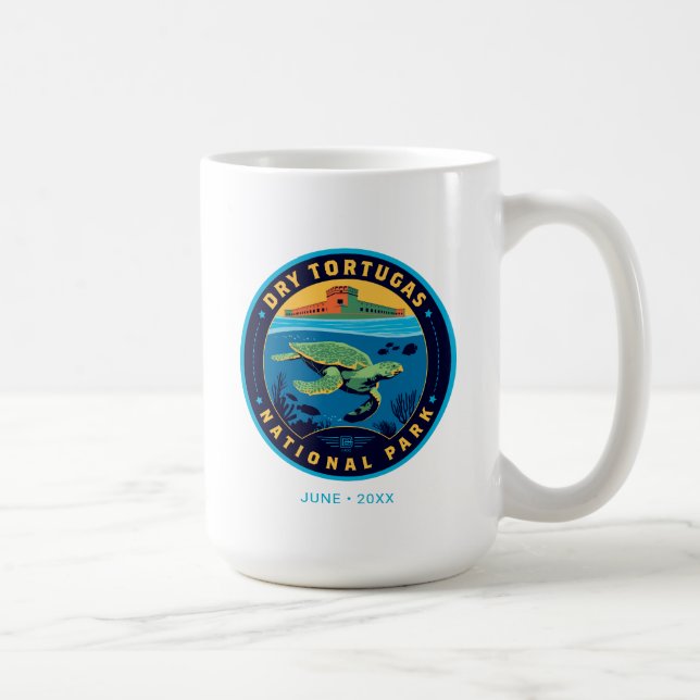 Tortugas nationalpark kaffemugg (Höger)