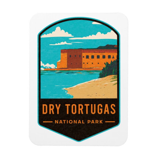 Tortugas nationalpark magnet (Vertikal)