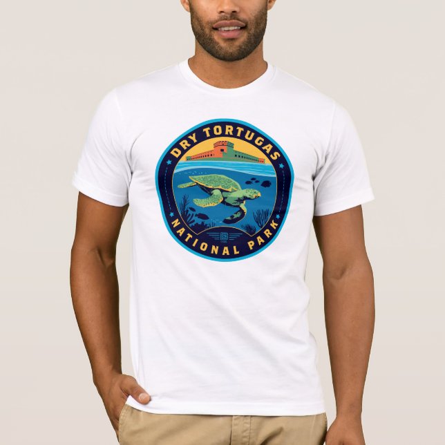 Tortugas nationalpark t shirt (Framsida)