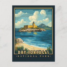 Tortugas nationalpark - Vintage Vykort