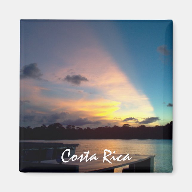 Tortuguero Sunset Magnet (Framsidan)