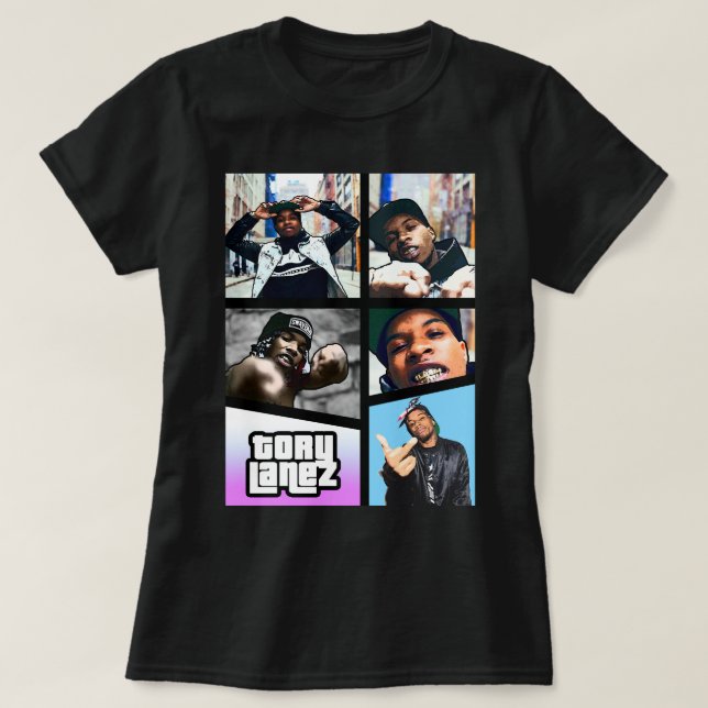 Tory Lanez Grand Thief Auto T Shirt (Design framsida)