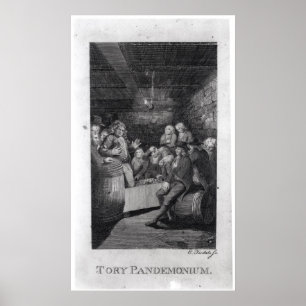 Tory Pandemonium, från John Trumbull's Poster