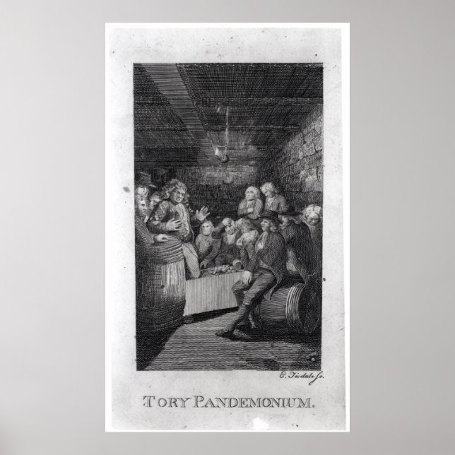 Tory Pandemonium, från John Trumbull's Poster (Framsidan)