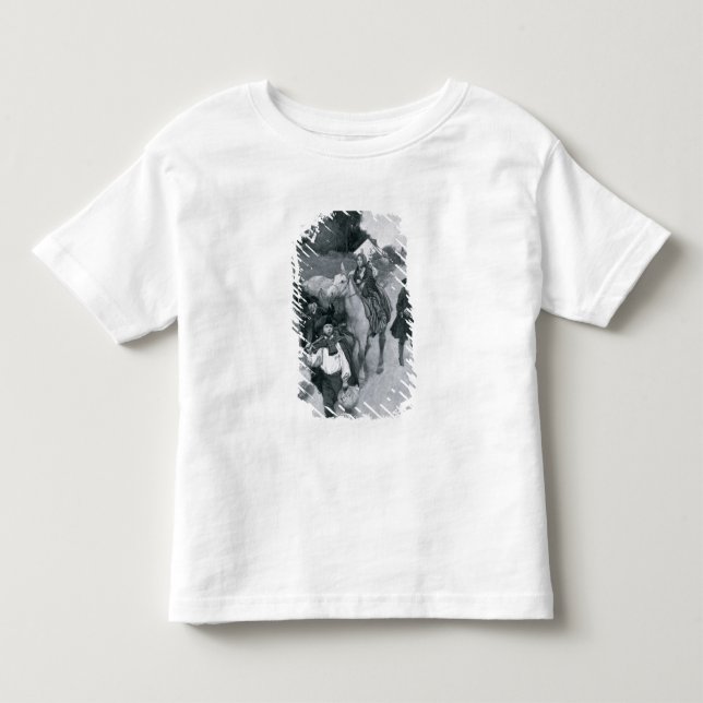 Toryflyktingar på deras långt till Kanada Tee Shirt (Framsida)