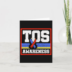 Tos Awareness Ribbon Thoracic Outlet Syndrome Supp Kort