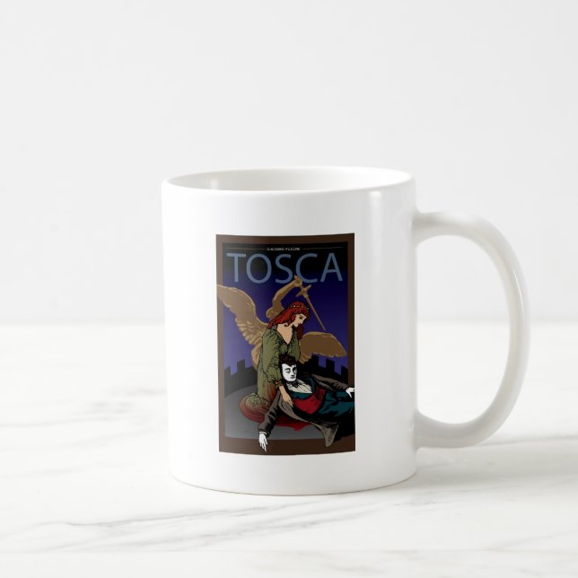 Tosca opera kaffemugg (Höger)