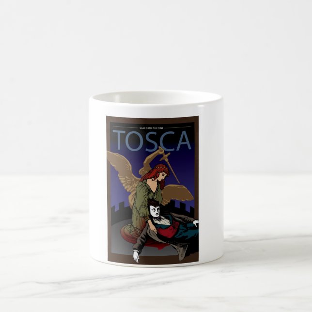 Tosca opera kaffemugg (Center)