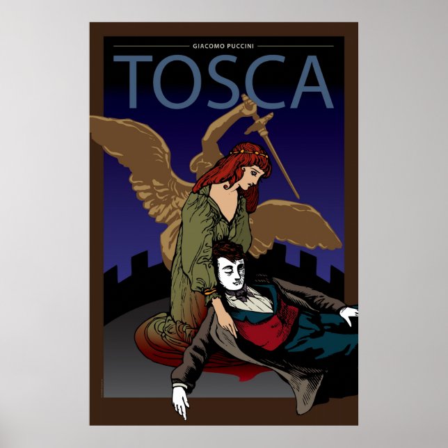 Tosca, Opera Poster (Framsidan)