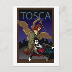 Tosca, Opera Vykort