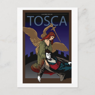 Tosca, Opera Vykort
