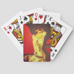 Tosca-ursprunglig poster, detaljer (Giacomo Puccin Casinokort