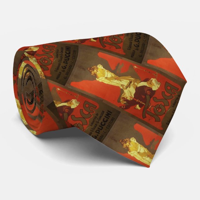 Tosca ursprunglig poster (Giacomo Puccini) Slips (Rullad)