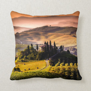 Toscana, foto av Italiens landskap Kudde