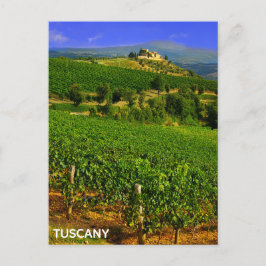 Toscana Italien Italienska Vingård Villa Resa Vykort