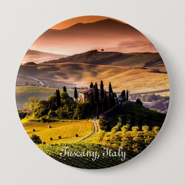 Toscana, Italien - landskapsfotografi Knapp (Framsida)