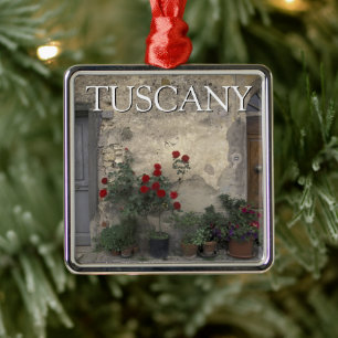 Toscana, Italien Toskansk dörröppning Julgransprydnad Metall