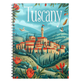 Toscana konst anteckningsbok